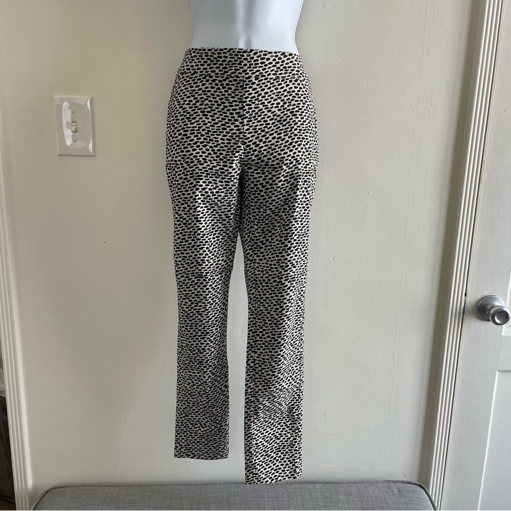 Cheetah/Leopard Print Stretchy Pants | Straight Leg | Who What Wear | Women’s 2